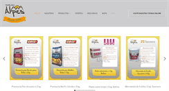 Desktop Screenshot of distribuidoraalpes.com.ar